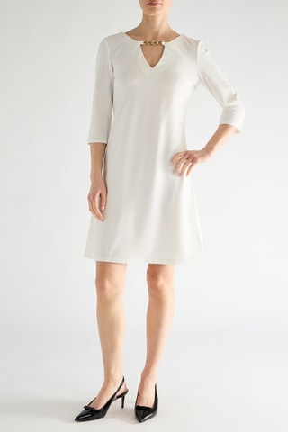 Robe droite - Blanc
