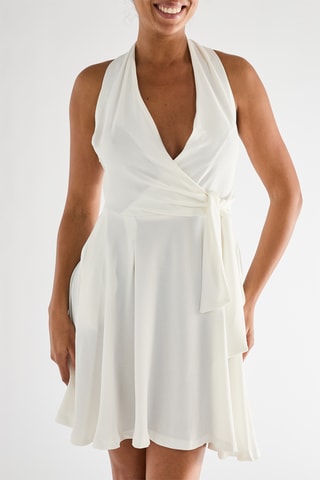 Robe portefeuille - Blanc
