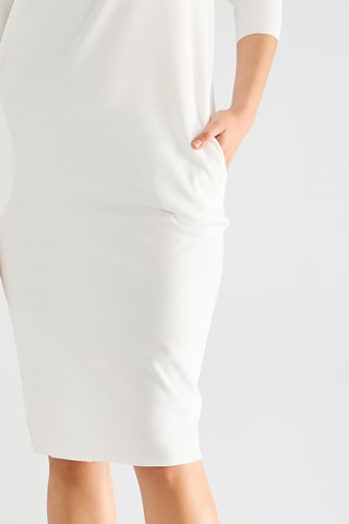 Robe droite - Blanc