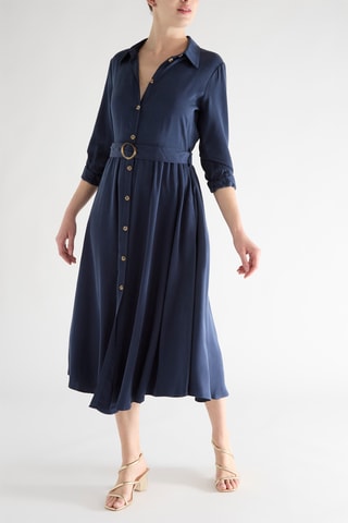 Robe chemise - Bleu