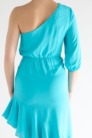 Robe asymétrique - Turquoise
