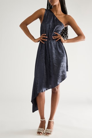 Robe asymétrique - Bleu marine