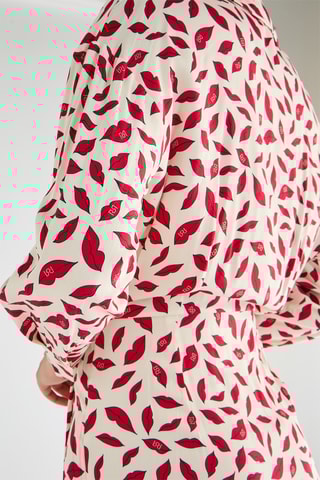 Robe portefeuille - Blanc