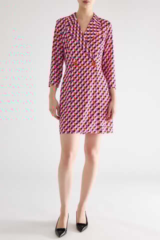 Robe portefeuille - Fuchsia