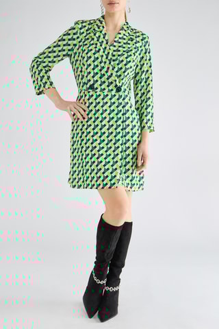Robe portefeuille - Vert