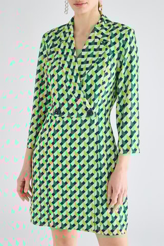 Robe portefeuille - Vert