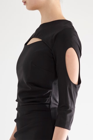 Robe fourreau - Noir