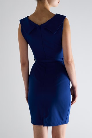 Robe fourreau - Bleu