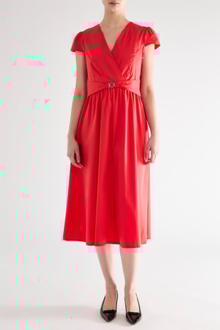 Robe midi - Rouge