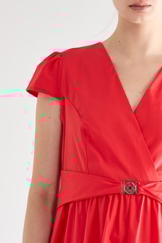 Robe midi - Rouge