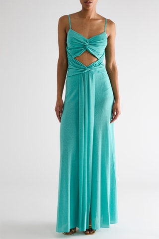Robe longue - Vert d'eau