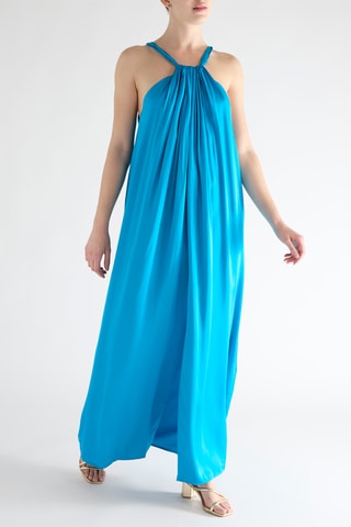 Robe longue - Bleu