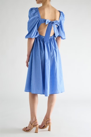 Robe midi - Bleu