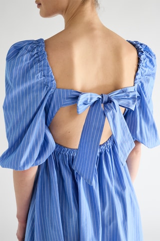 Robe midi - Bleu