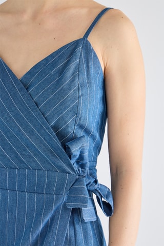Robe portefeuille - Bleu