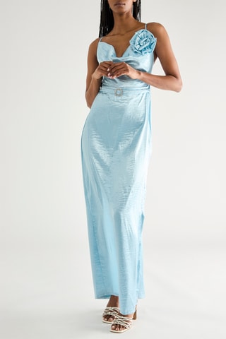Robe longue - Bleu clair