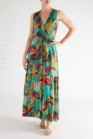 Robe longue - Bleu