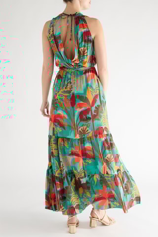 Robe longue - Bleu