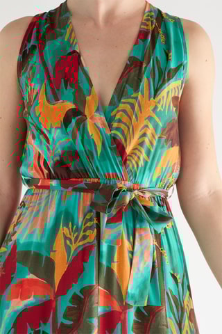 Robe longue - Bleu