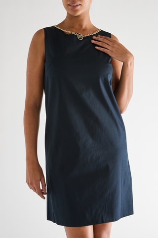 Robe droite - Bleu