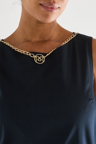 Robe droite - Bleu