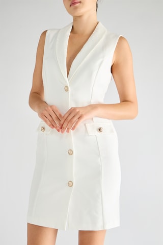 Robe droite - Blanc