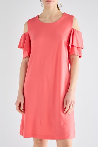 Robe droite - Corail