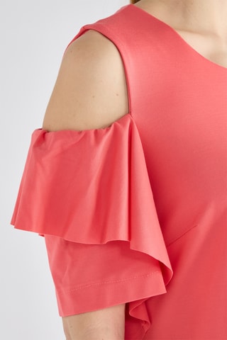 Robe droite - Corail