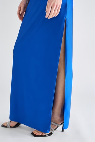 Robe longue - Bleu