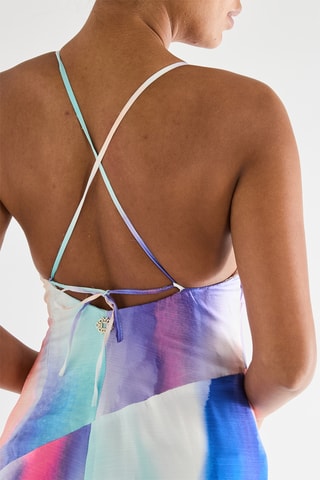 Robe longue - Bleu