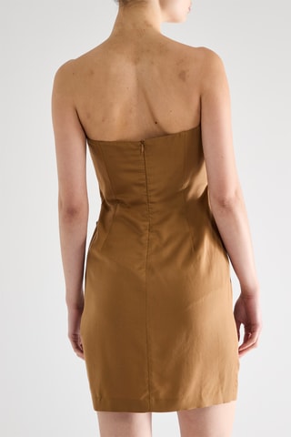 Robe bustier - Marron