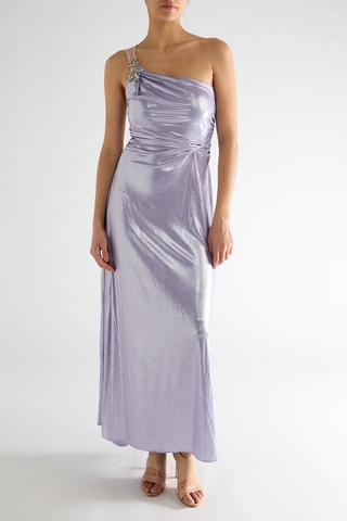 Robe asymétrique - Mauve