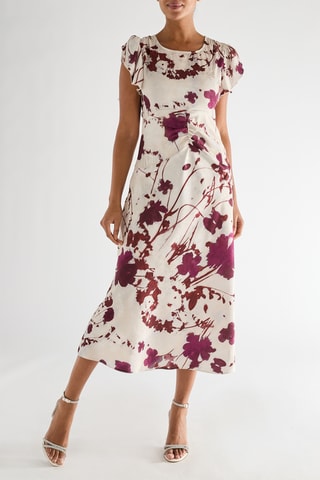 Robe midi - Bordeaux