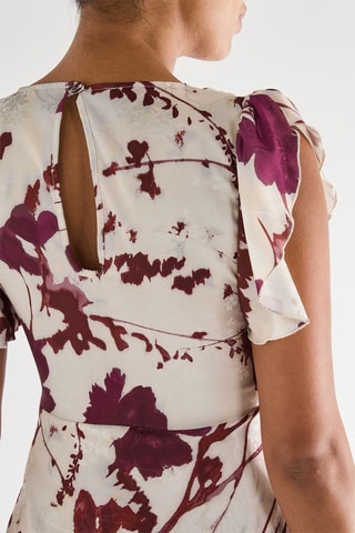 Robe midi - Bordeaux