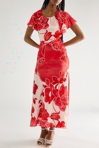 Robe longue - Rouge