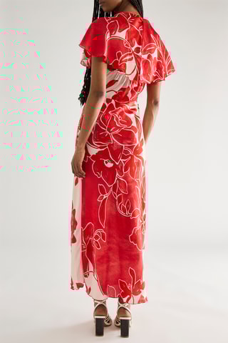 Robe longue - Rouge