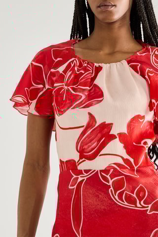 Robe longue - Rouge