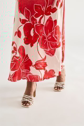 Robe longue - Rouge