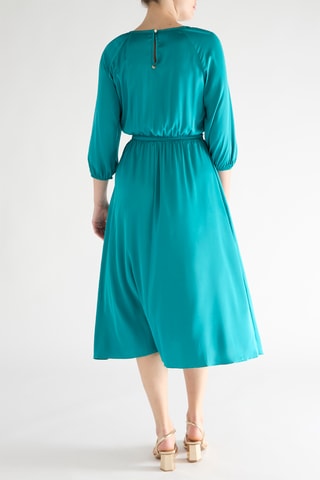 Robe midi - Turquoise