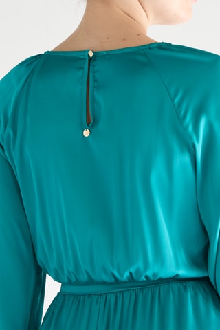 Robe midi - Turquoise