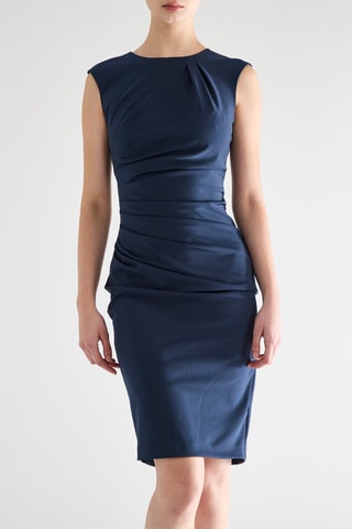 Robe fourreau - Bleu marine
