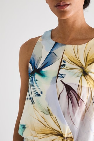 Robe longue - Bleu