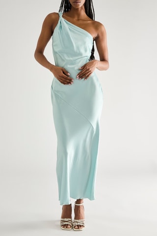 Robe asymétrique - Vert d'eau