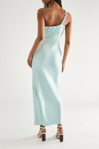 Robe asymétrique - Vert d'eau