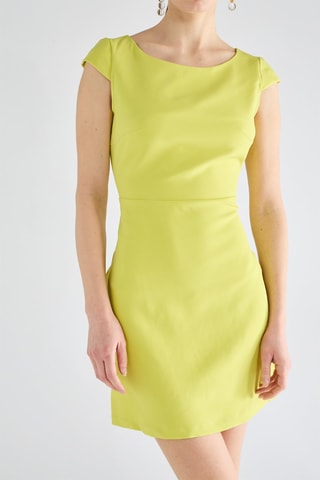 Robe droite - Jaune