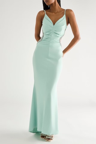 Robe longue - Vert d'eau