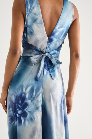 Robe longue - Bleu