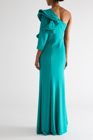Robe asymétrique - Vert