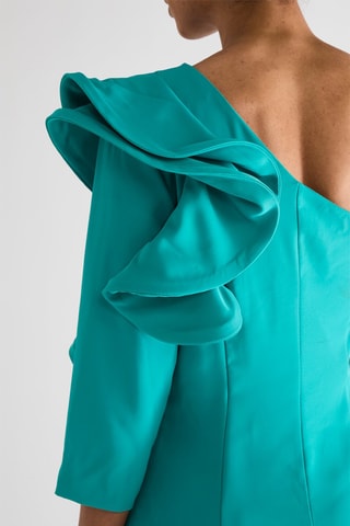 Robe asymétrique - Vert