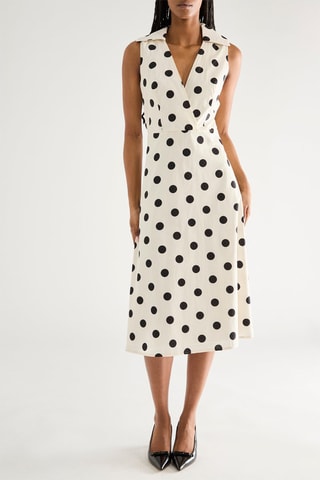 Robe midi - Blanc